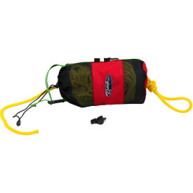 Red Throw Bag With 50' Yellow Rope With Safety Whistle