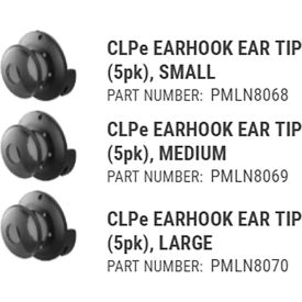 Earbud Kit (Contains PMLN8068, PMLN8069, PMLN8070) For use with CLPe Portable Radios