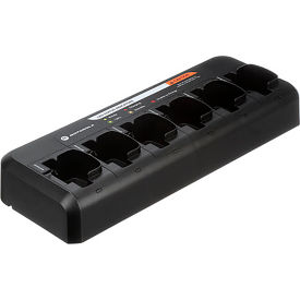 6 Unit Rapid Rate Charger for CP150, CP200, CP200d Portable Radios