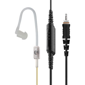 CLPe Surveillance Earpiece w/Inline PTT & Mic for use w/CLP1010e & CLP1080e Portable Radios