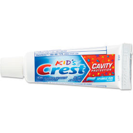 Kids' Sparkle Toothpaste, Blue, Bubblegum Flavor, 0.85 Oz, 72/Ct