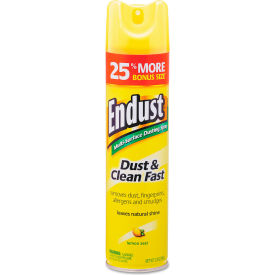 Endust Multi-Surface Dusting And Cleaning Spray, Lemon Zest, 12.5 Oz. Aerosol Spray