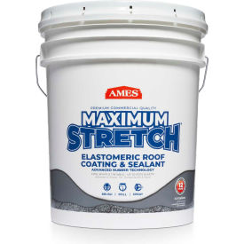 MAXIMUM STRETCH Roof Coating & Sealant - White 5 Gallon Pail