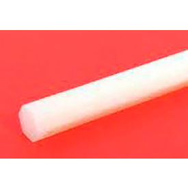 Professional Plastics Natural Nylon 6/6 Hex X Rod 0.312" Thick
