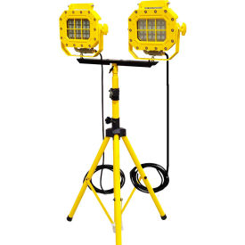 2 x 40W LED Portable Hazardous Location Floodlights on Tripod