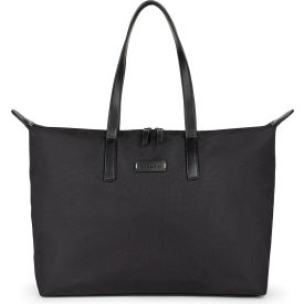 Bugatti Reborn Collection Tote Bag With Integrated Shoe Pocket, Black