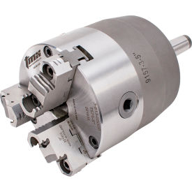 3-Jaw 2Pc Rotating Chuck, Steel, MT5, 6"