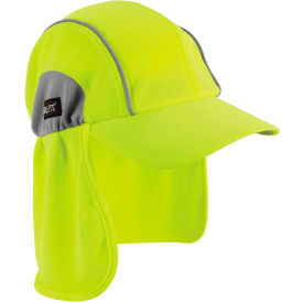High Performance Hat with Neck Shade, Lime, One Size