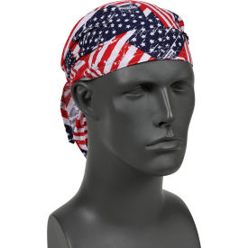Chill-Its 6710 Evaporative Cooling Triangle Hat, Stars/Stripes, One Size