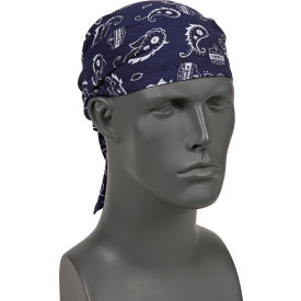 6710 Evaporative Cooling Triangle Hat, Navy Western, One Size