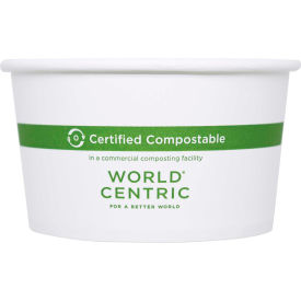 Paper Bowls, 12 oz, 4.5" Diameter x 2.5" Height, White