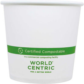 Paper Bowls, 24 oz, 4.4" Diameter x 4.4"H, White