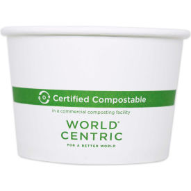 Paper Bowls, 8 oz, 3.5" Diameter x 2.3"H, White