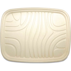 Fiber Trays, PLA Lined, PFAS Free, 1-Compartment, 18 x 14 x 1, Natural
