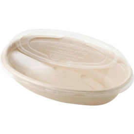 Fiber Burrito Bowl Lids, 8" Diameter, Clear