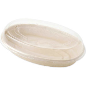 Fiber Burrito Bowl Lids, 9.7" Diameter, Clear