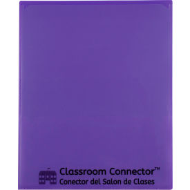Classroom Connector School-to-Home Folders, Purple, 25/Box