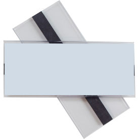 Magnetic Label Holders, Side Load, 6" x 2-1/2", Clear, 10/Pack