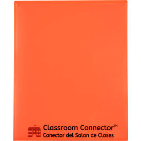 Classroom Connector School-to-Home Folders, Orange, 25/Box