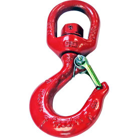 Carbon Hook Swivel with Latch, 7-1/2 Ton Working Load Limit