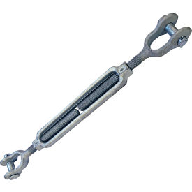 Galvanized Turnbuckle Jaw/Jaw 1" X 12", 10000 LBS WLL