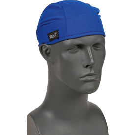 Chill-Its 6615 High-Performance Dew Rag, Blue, One Size
