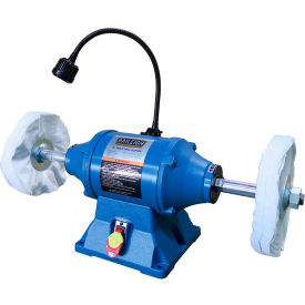 10" Industrial Bench Top Buffer/Polisher, Single Phase, 115V, IB-10