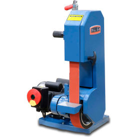 Two Wheel Belt Grinder, 2"W x 48"L, Single Phase, 110V