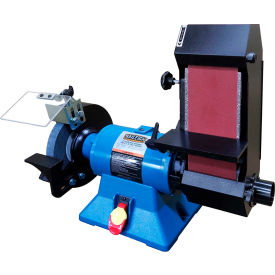 Combination 8" Bench Grinder & 4" Belt Grinder, Single Phase, 115V