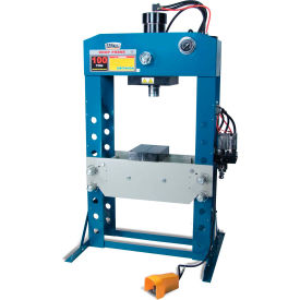 100 Ton Air/Hand Operated H-Frame Press, 11-3/4" Stoke, CE Approved