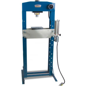 30 Ton Air/Hand Operated H-Frame Press, 6" Stoke, CE Approved