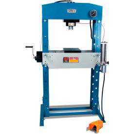 50 Ton Air/Hand Operated H-Frame Press, 7-3/4" Stroke, CE Approved