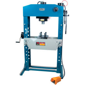 75 Ton Air/Hand Operated H-Frame Press, 9-3/4" Stoke, CE Approved