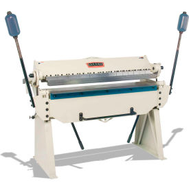 Manually Operated Box and Pan Finger Brake, 4'L, 14 Gauge