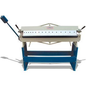 Manually Operated Box and Pan Finger Brake, 4'L, 16 Gauge