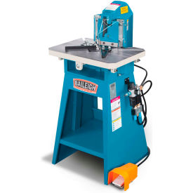 Fixed Angle Sheet Metal Notcher, 11 Gauge Mild Steel Air Operated, 5" Blade