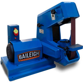 Three Wheel Single Speed Belt Grinder, 2"W x 60"L, Single Phase, 115V