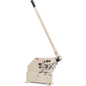 Manually Operated Ironworker, 10"W, 4 Stations