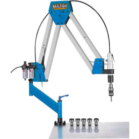 Double Arm Articulated Air Powered Tapping Machine, 1/8"-1" Tapping Cap., 220RPM