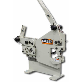 Manually Operated Ironworker with Punch Station, 10"W, 3 Stations