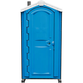 Portable Restroom, 70 Gallon Tank, 44"W x 48"D x 88"H Blue