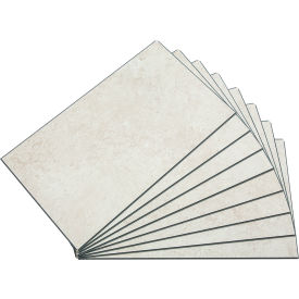 Palisade 25.6"L x 14.8"W Vinyl Wall Tile, Rain Cloud, 8 Pack
