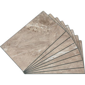 Palisade 25.6"L x 14.8"W Vinyl Wall Tile, Venetian Marble, 8 Pack