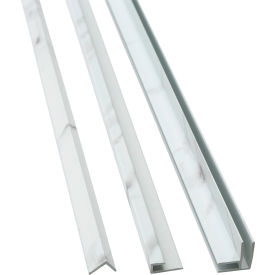 94"L Carrara Marble Trim Kit, 6 Pack