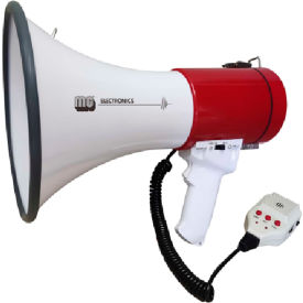 50-Watt Bluetooth Megaphone with Rechargeable Battery Pack and Handheld Mic