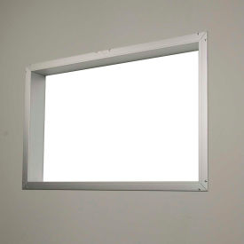 Port-King AC or HVAC Wall Cutout Kit - Gray
