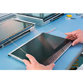 Clear Abrasion-Resistant 1 Side Extruded Acrylic Film-Masked Sheet, 0.093"Thick X 48"W X 96"L
