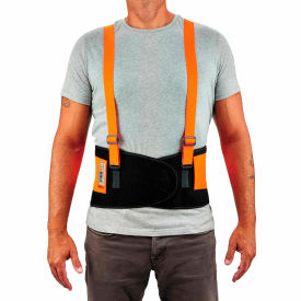 ProFlex 100 Economy Hi-Vis Back Support, Orange, XS