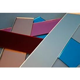 Clear Extruded Acrylic Film-Masked Mirror Sheet, 0.125" Thick, 24" W x 48" L