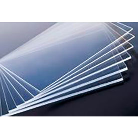 Clear Extruded Paper-Masked Sheet, 0.125"Thick X 24"W X 24"L